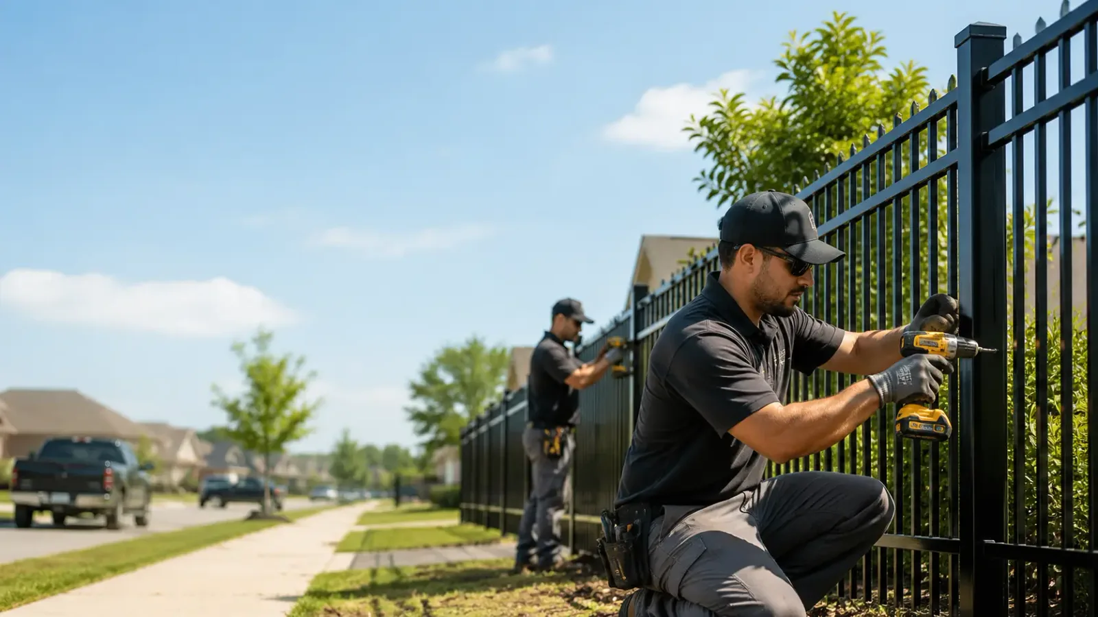 Metal Fence Installation in Redding, CT